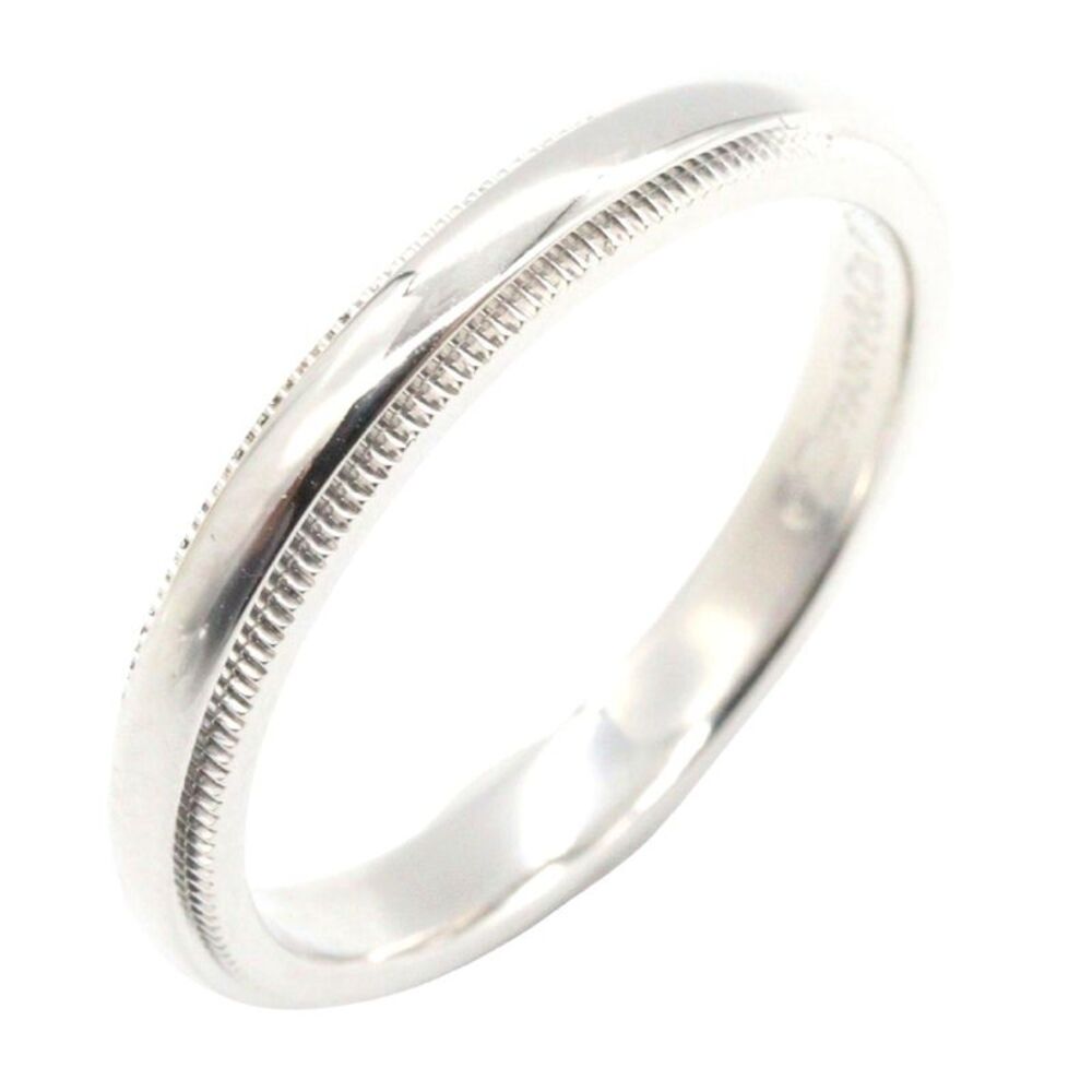 Tiffany & Co Milgrain Ring Pt950 Platinum
